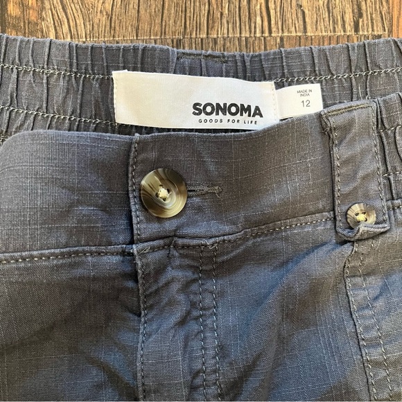 Set of Two Sonoma Casual Shorts in Green and Gray - Picture 9 of 10